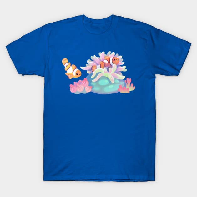 Sea anemone friends 2 T-Shirt by pikaole